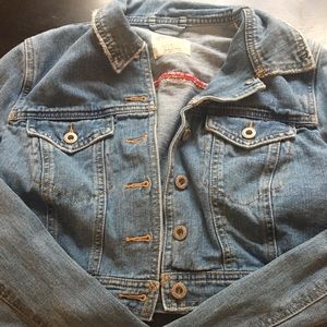 Free People Denim Crop Jacket